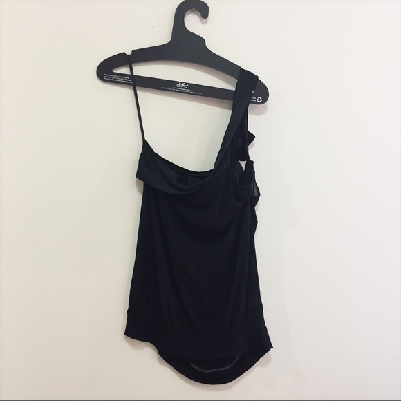 One-shoulder, Bow accent dressy top - Picture 2 of 4